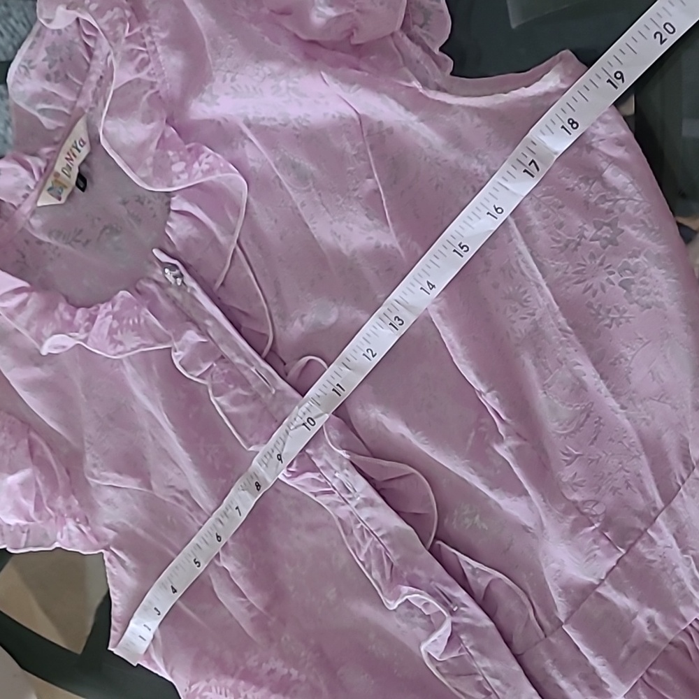 Pink Ruffled Ladie's Top ❤️ - Picture 6 of 8